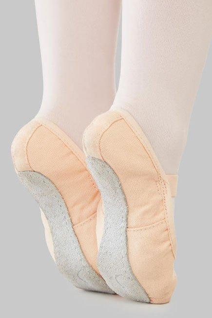 EU 26  Ballet Full Sole Demi-Pointe Canvas Shoes, Bisque, , large image number 2