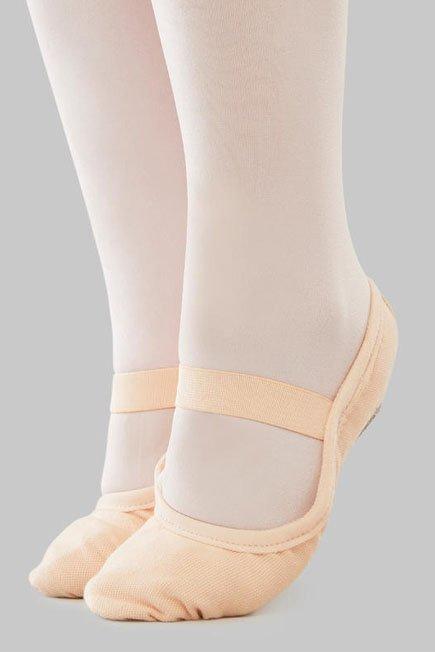 EU 26  Ballet Full Sole Demi-Pointe Canvas Shoes, Bisque, , large image number 3