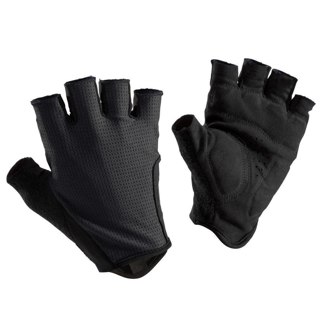 Large  Roadr 500 Cycling Gloves, Black, , large image number 0