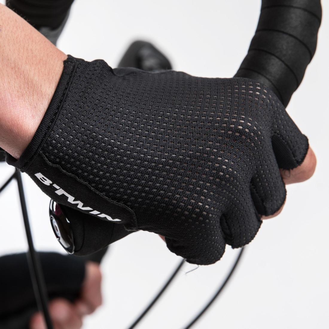 Large  Roadr 500 Cycling Gloves, Black, , large image number 11