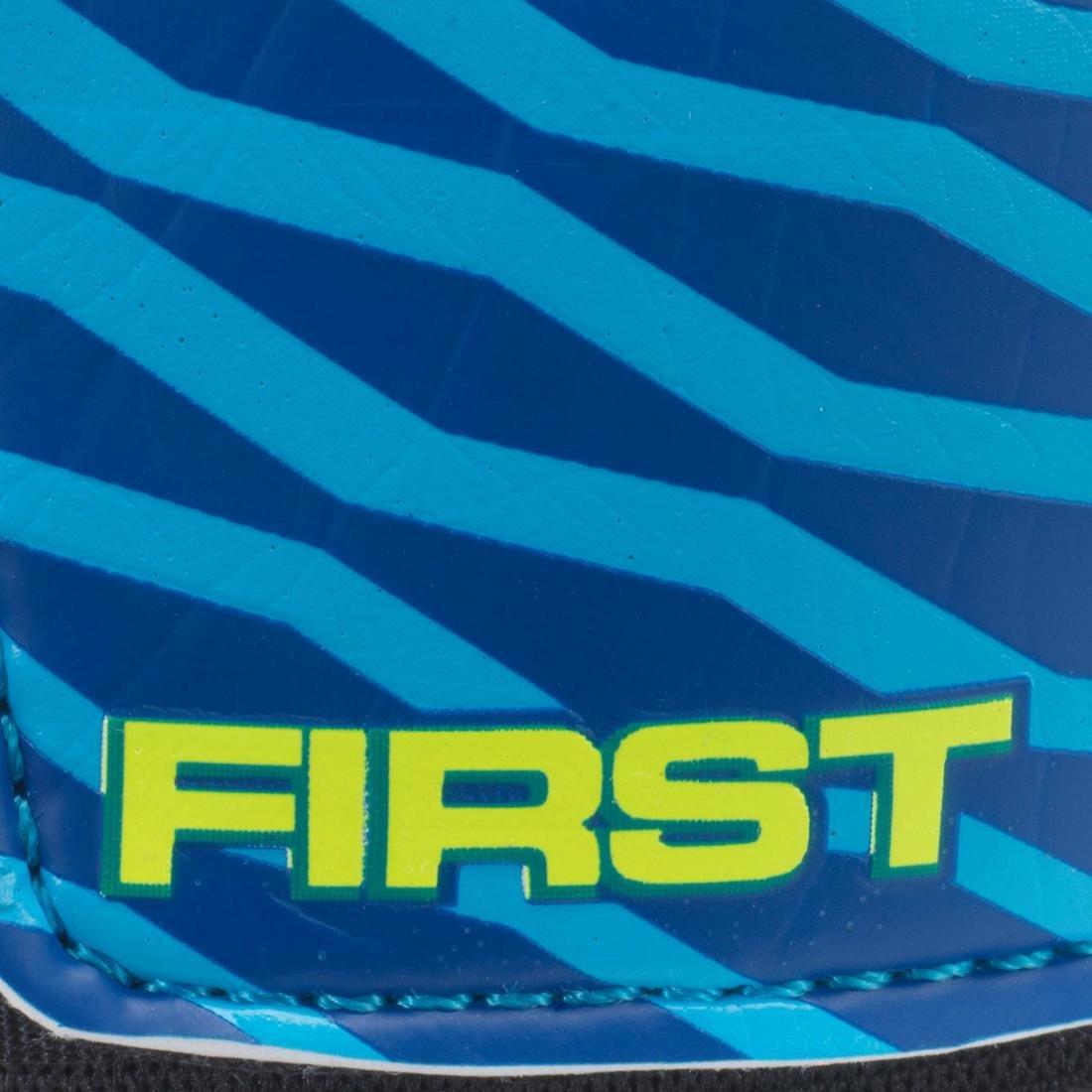 7 First Kids' Football Goalkeeper Gloves, Glacier Blue, , large image number 9
