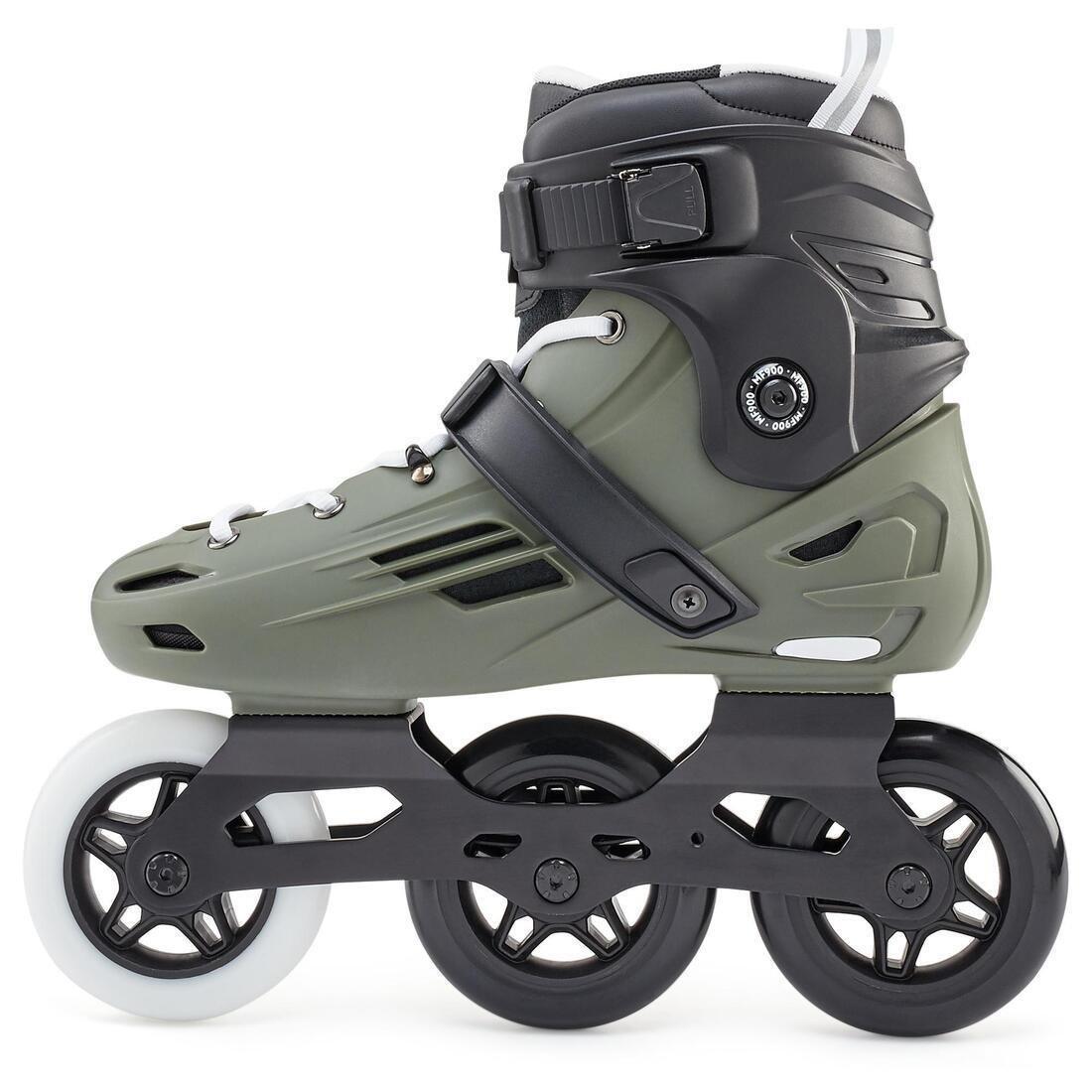 EU 42 Adult Hardboot Freeskate Skates MF900 - Khaki, No Color, large image number 2