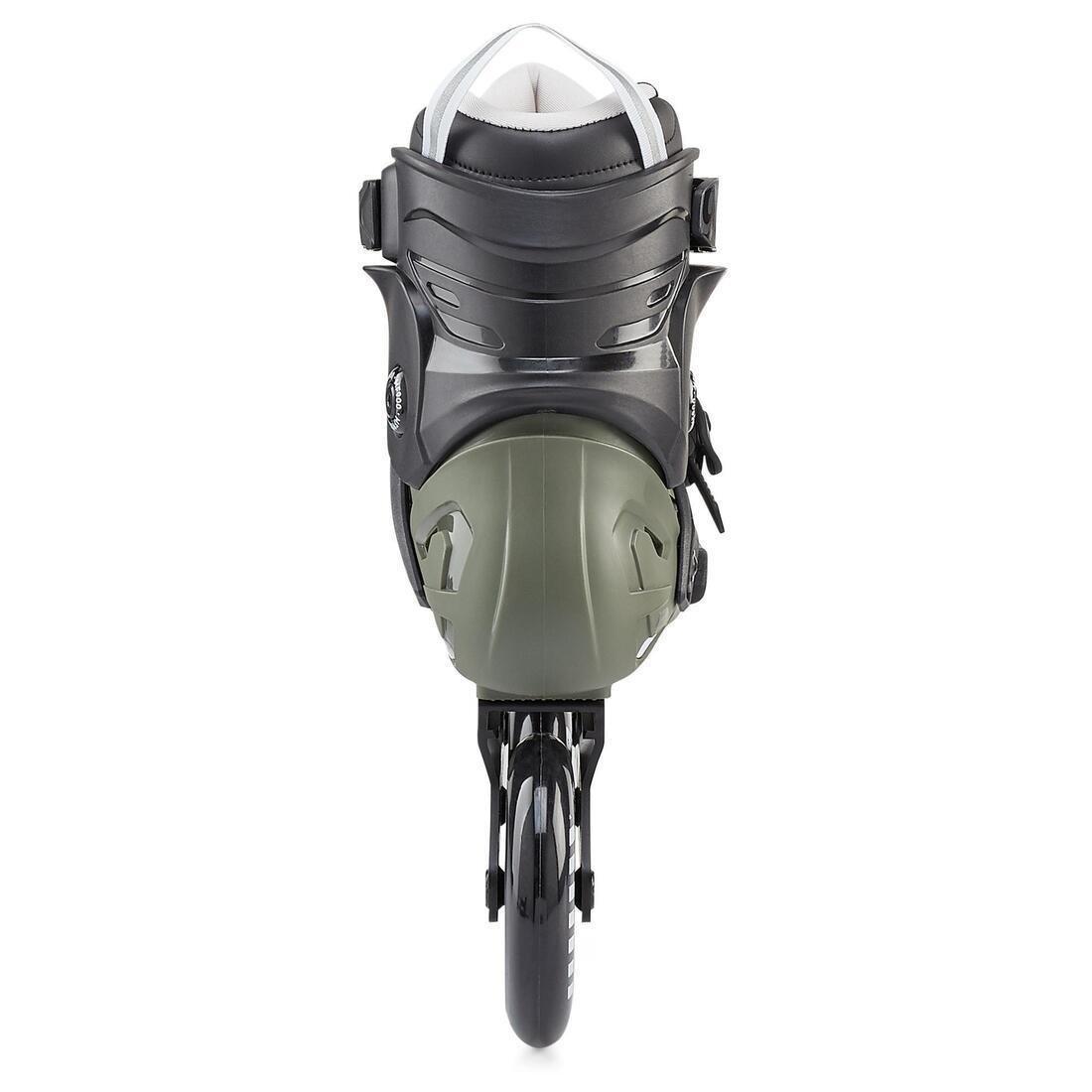 EU 42 Adult Hardboot Freeskate Skates MF900 - Khaki, No Color, large image number 4