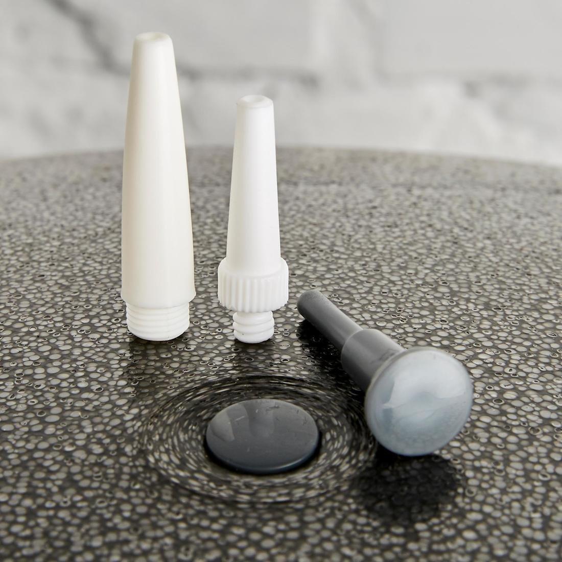 Medium  Stable Swiss Ball, Charcoal Grey, No Color, large image number 1