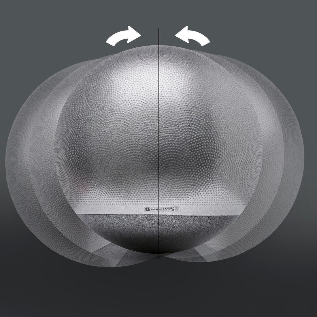 Medium  Stable Swiss Ball, Charcoal Grey, No Color, large image number 2