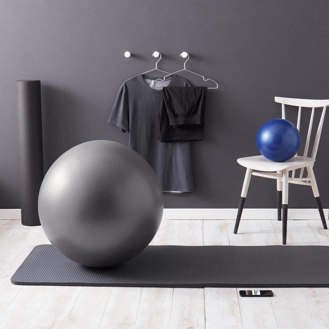 Medium  Stable Swiss Ball, Charcoal Grey, No Color, large image number 4