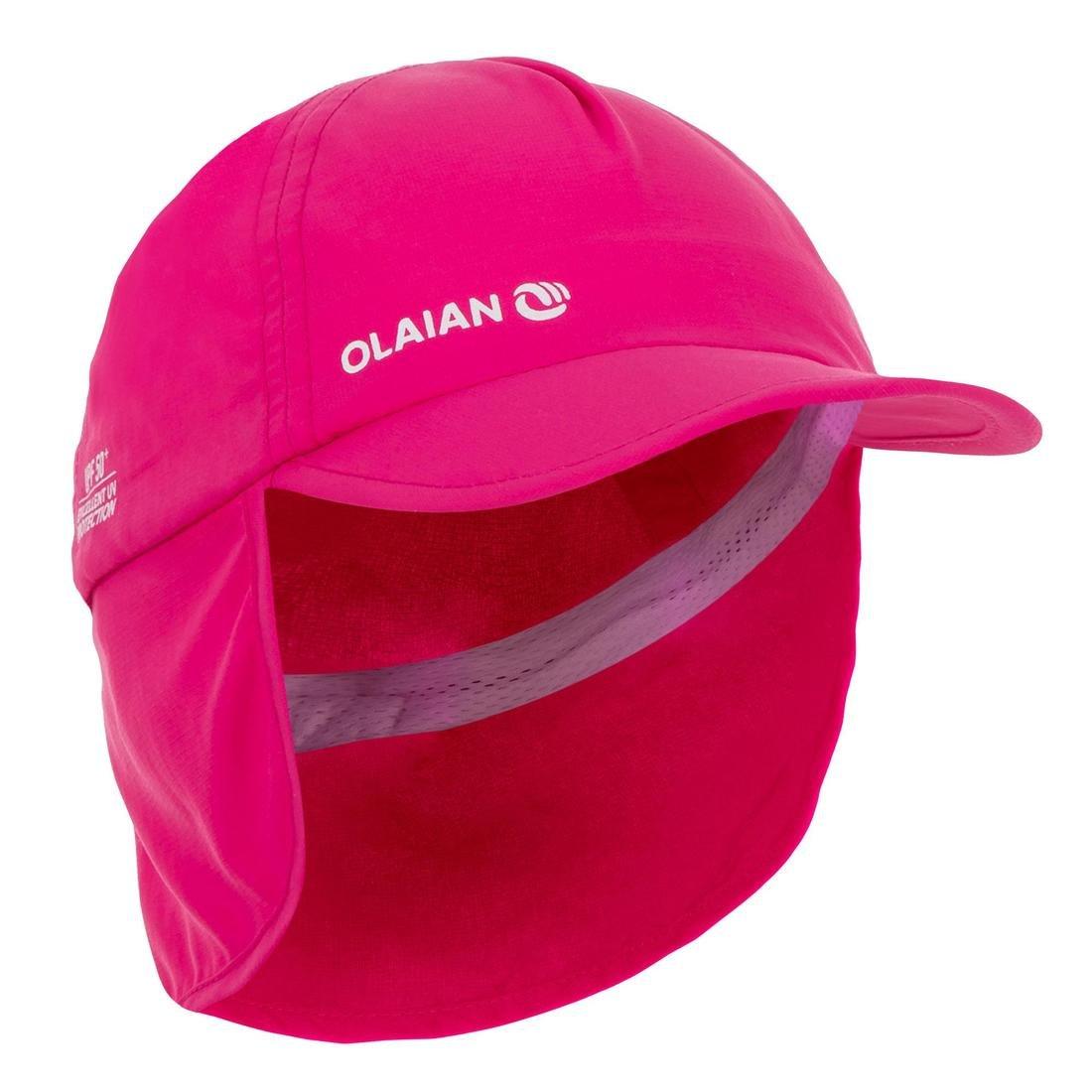 3-4Y UV Baby Hat shark, Magenta, No Color, large image number 0
