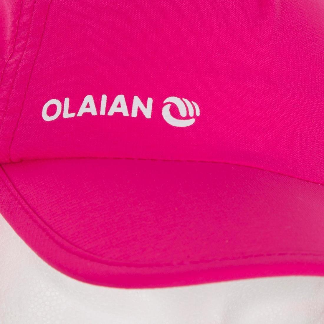3-4Y UV Baby Hat shark, Magenta, No Color, large image number 3