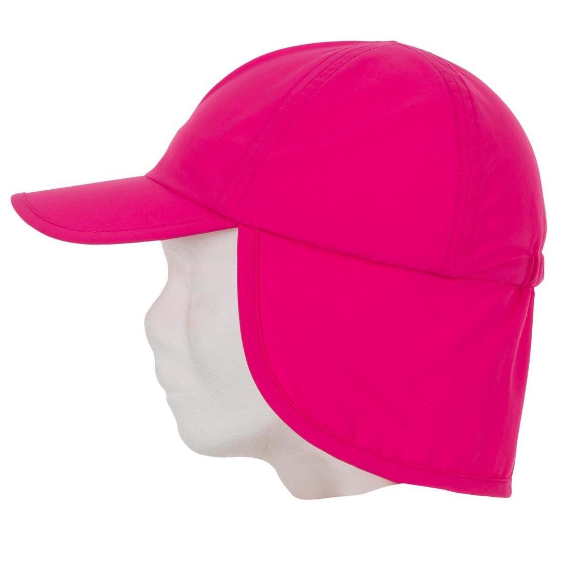 3-4Y UV Baby Hat shark, Magenta, No Color, large image number 5