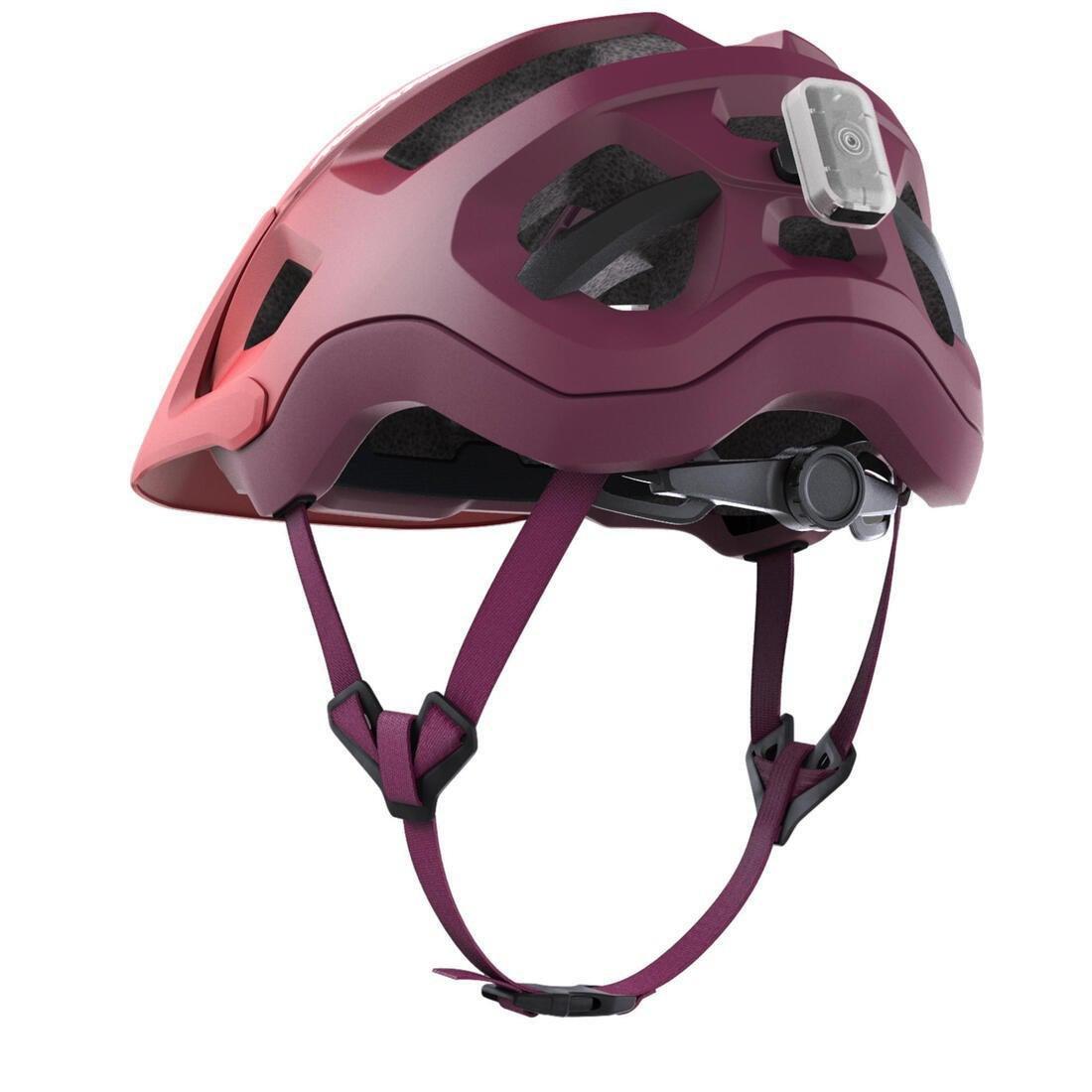 Medium  Mountain Bike Helmet ST 500, Snow White, No Color, large image number 4