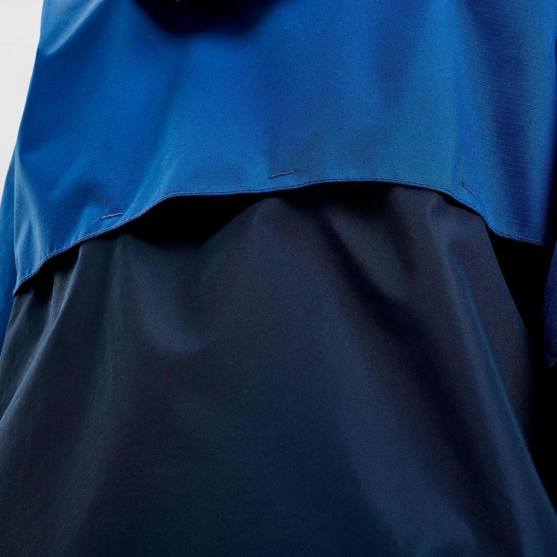 8-9Y Kids' Waterproof Hiking Jacket - MH500 Aged 7-15, Deep Blue, No Color, large image number 5