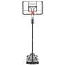 TARMAK - B700 Pro Kids'/Adult Basketball Basket 2.4m to 3.05m. 7 playing heights., Black