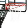 TARMAK - B700 Pro Kids'/Adult Basketball Basket 2.4m to 3.05m. 7 playing heights., Black