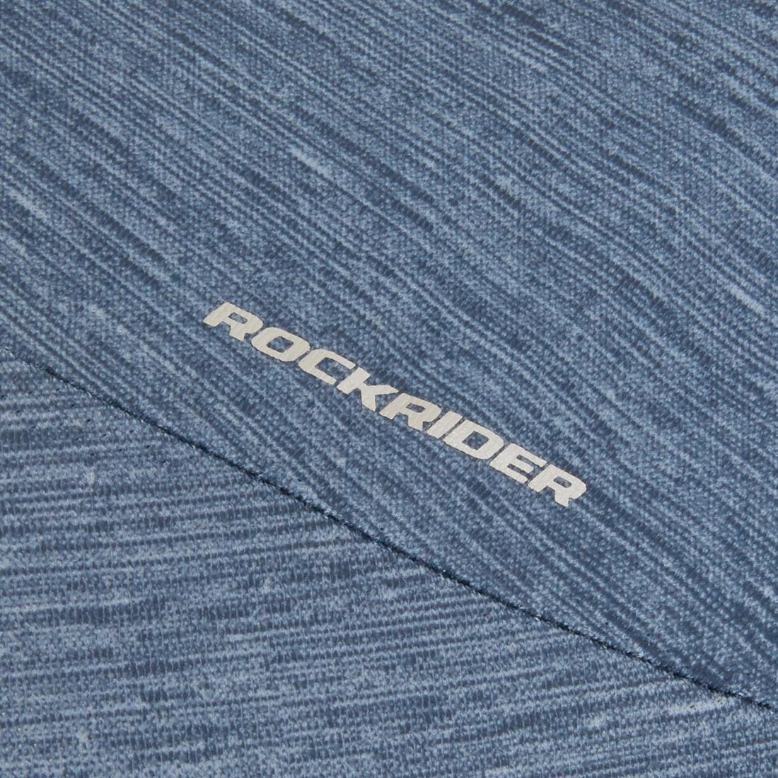 Small  ST 100 Short-Sleeved Mountain Biking Jersey, Whale Grey, No Color, large image number 6