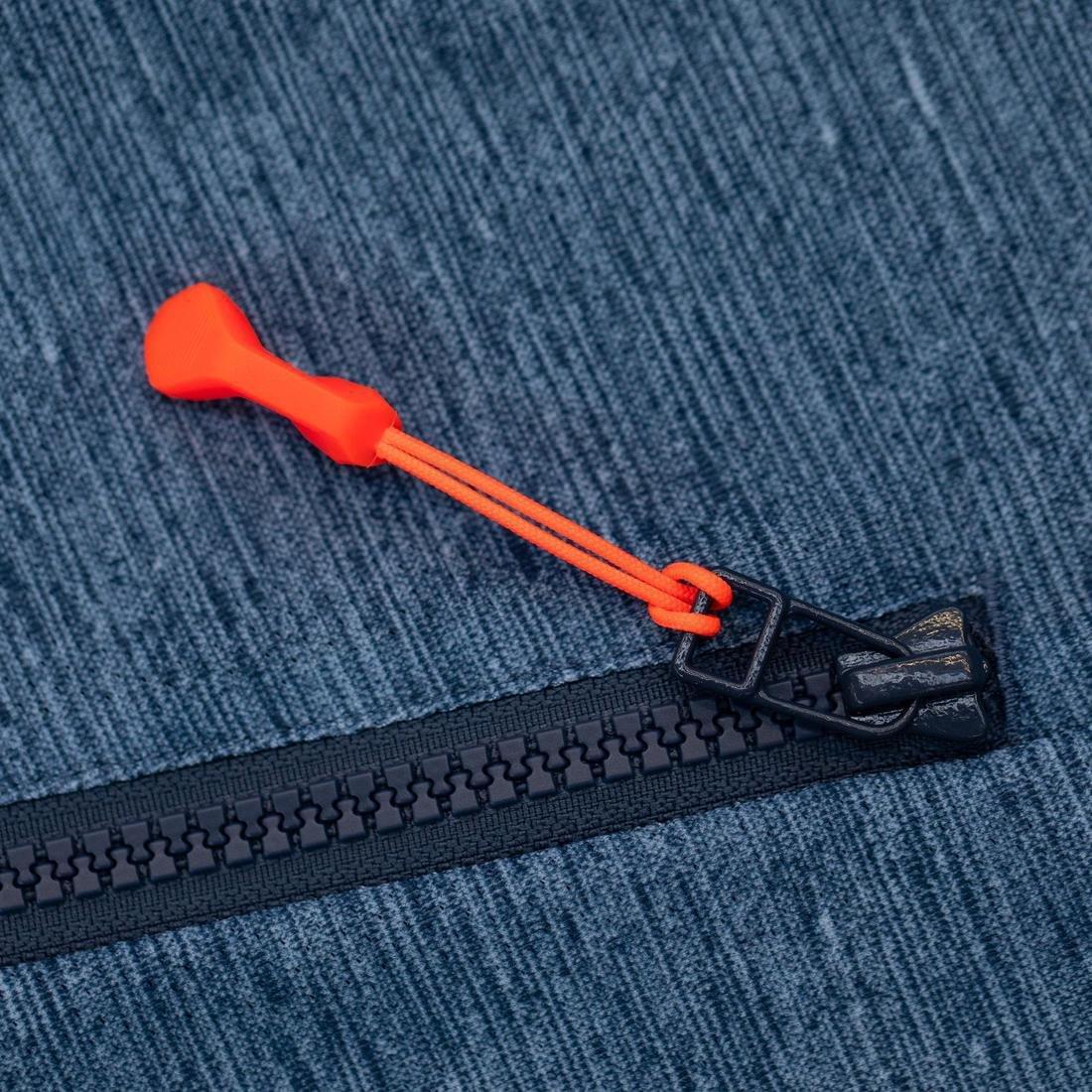 Small  ST 100 Short-Sleeved Mountain Biking Jersey, Whale Grey, No Color, large image number 7