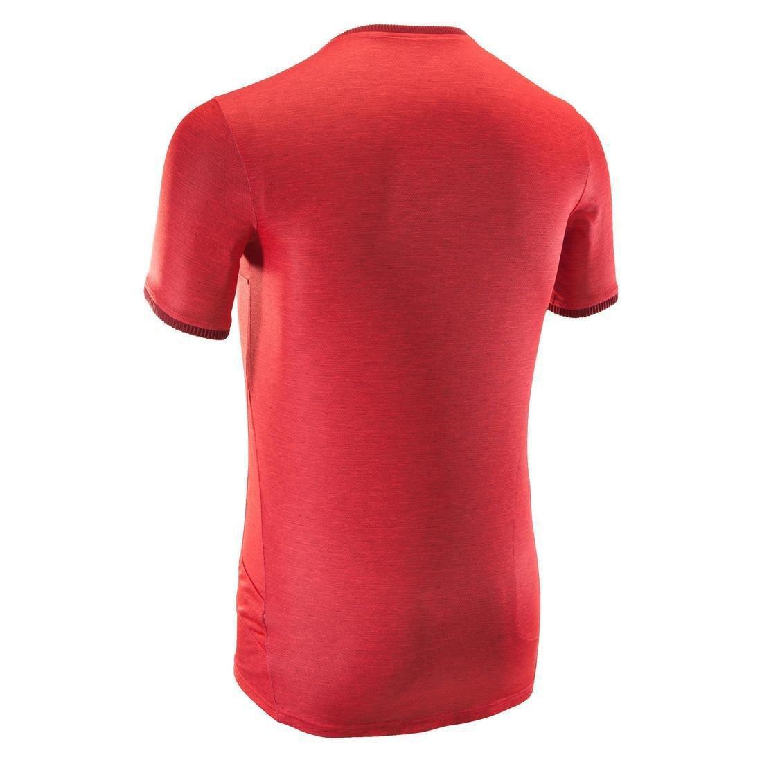 Small  ST 100 Short-Sleeved Mountain Biking Jersey, Whale Grey, No Color, large image number 14