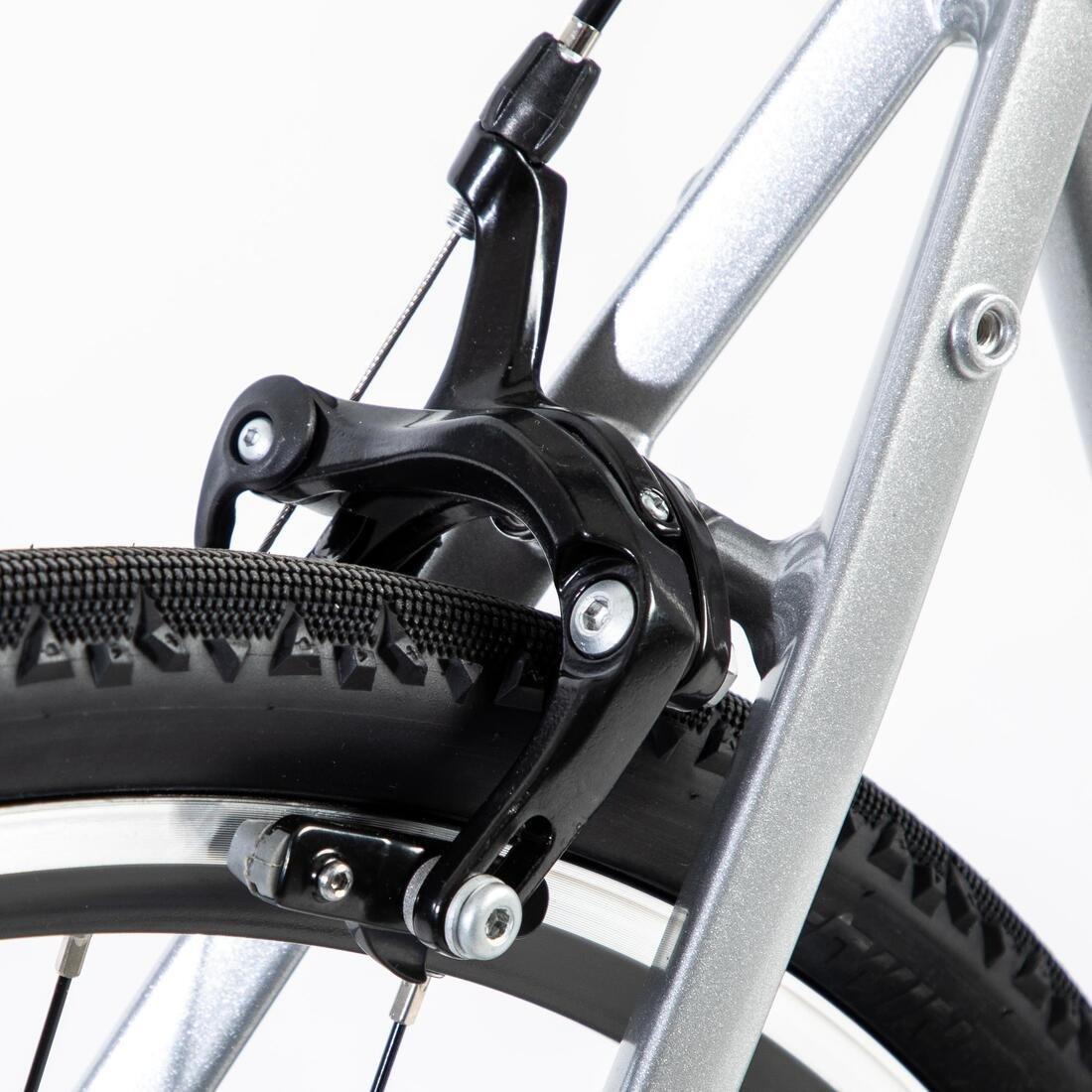 Large Men's Recreational Cycling Road Bike Rc100, Grey, No Color, large image number 4