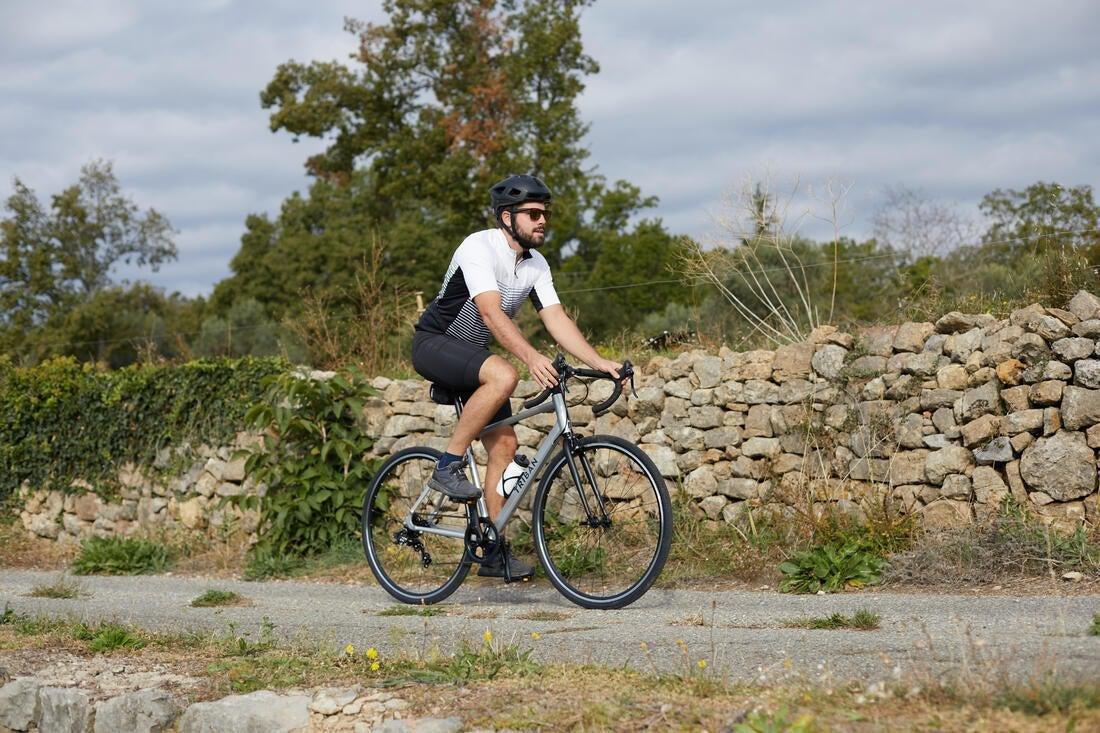 Large Men's Recreational Cycling Road Bike Rc100, Grey, No Color, large image number 13