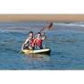 ITIWIT - 215 cm  2-Part Adjustable Symmetrical Kayak Paddle, Fluo Orange
