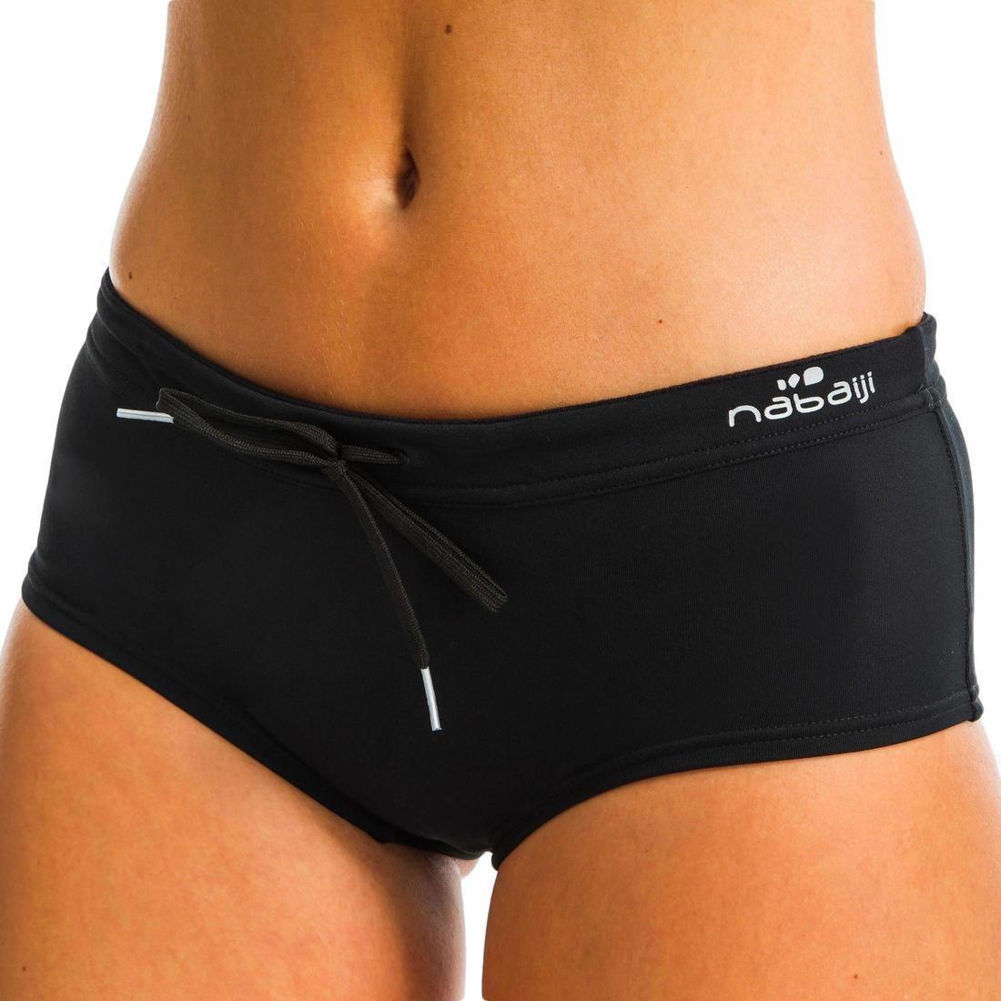 BLACK Women's Aquafitness Swimsuit Briefs Meg - Black, No Color, large image number 1