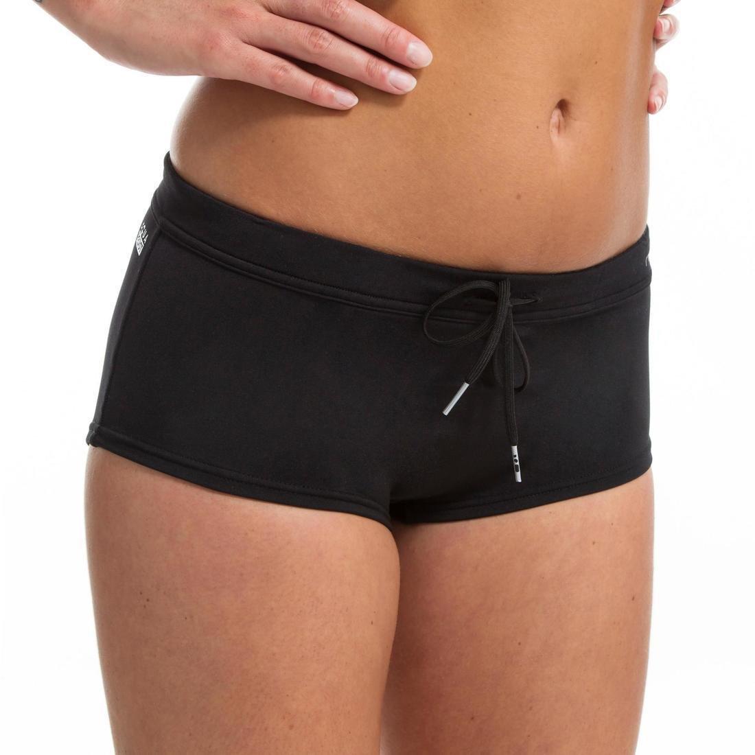 BLACK Women's Aquafitness Swimsuit Briefs Meg - Black, No Color, large image number 3