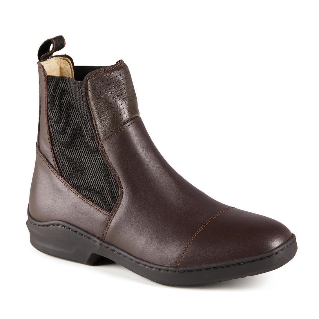 EU 42  560 Adult Horse Riding Leather Jodhpur Boots, Black, No Color, large image number 4