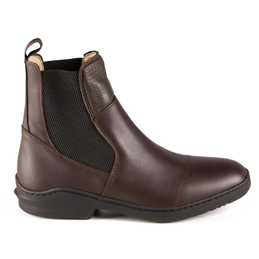 EU 42  560 Adult Horse Riding Leather Jodhpur Boots, Black, No Color, large image number 6