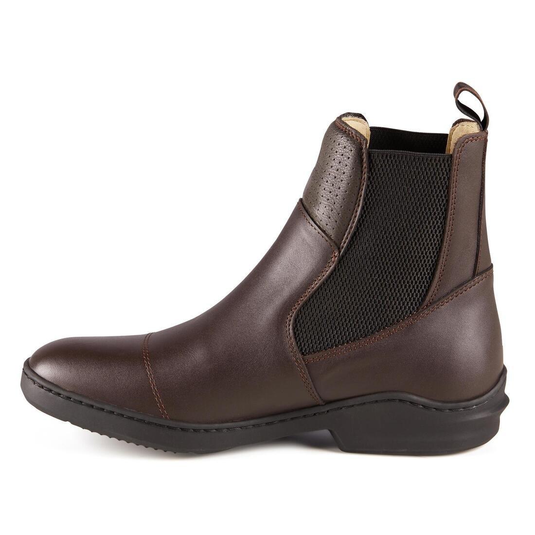 EU 42  560 Adult Horse Riding Leather Jodhpur Boots, Black, No Color, large image number 7
