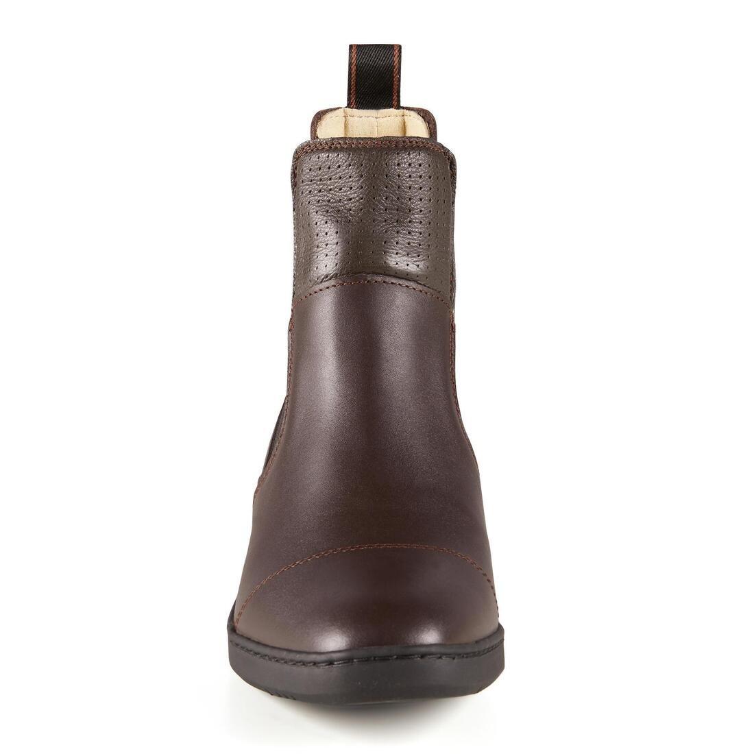 EU 42  560 Adult Horse Riding Leather Jodhpur Boots, Black, No Color, large image number 8