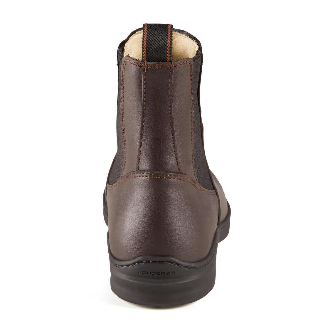 EU 42  560 Adult Horse Riding Leather Jodhpur Boots, Black, No Color, large image number 9