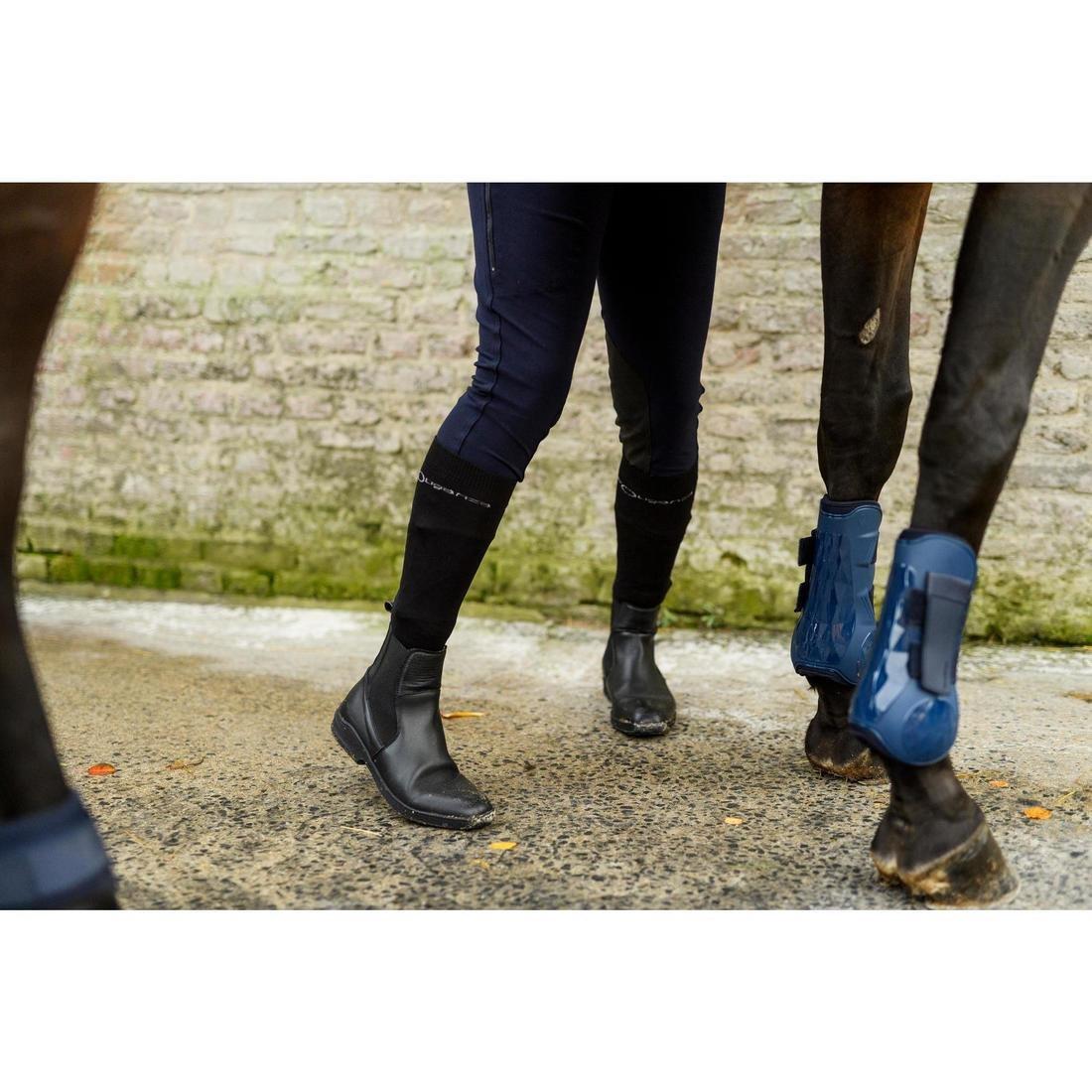 EU 42  560 Adult Horse Riding Leather Jodhpur Boots, Black, No Color, large image number 12