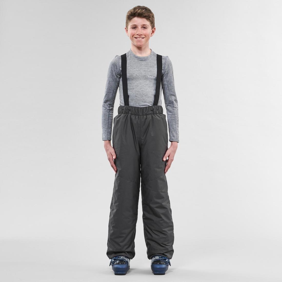 14-15 Yrs Kids Ski Trousers, Dark Grey, No Color, large image number 0