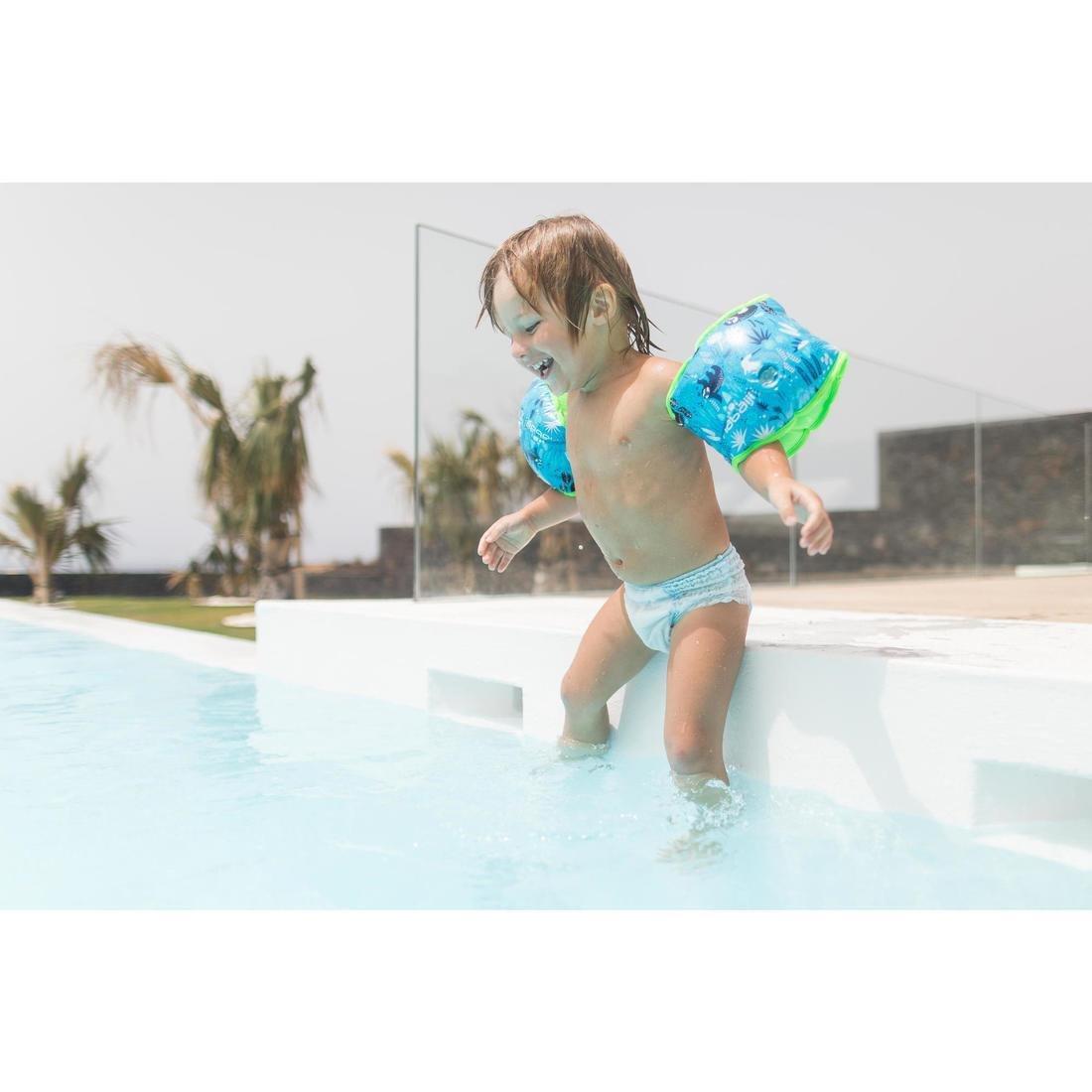 بنطلون سباحة للأطفال قابل للفصل، 6-112كجم، أبيض, No Color, large image number 1