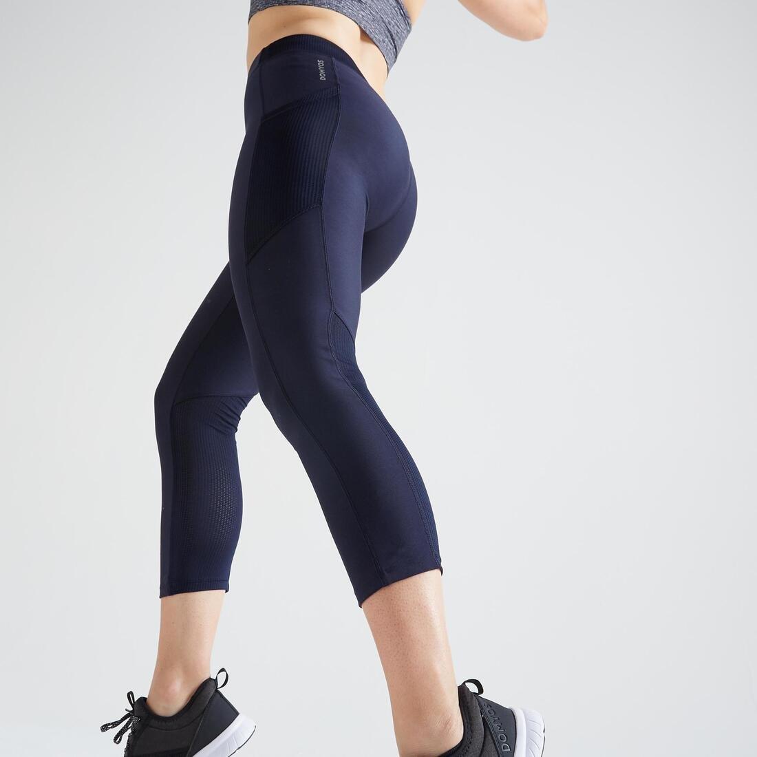 W26 L30  Fitness Short Leggings with Phone Pocket, Asphalt Blue, No Color, large image number 11