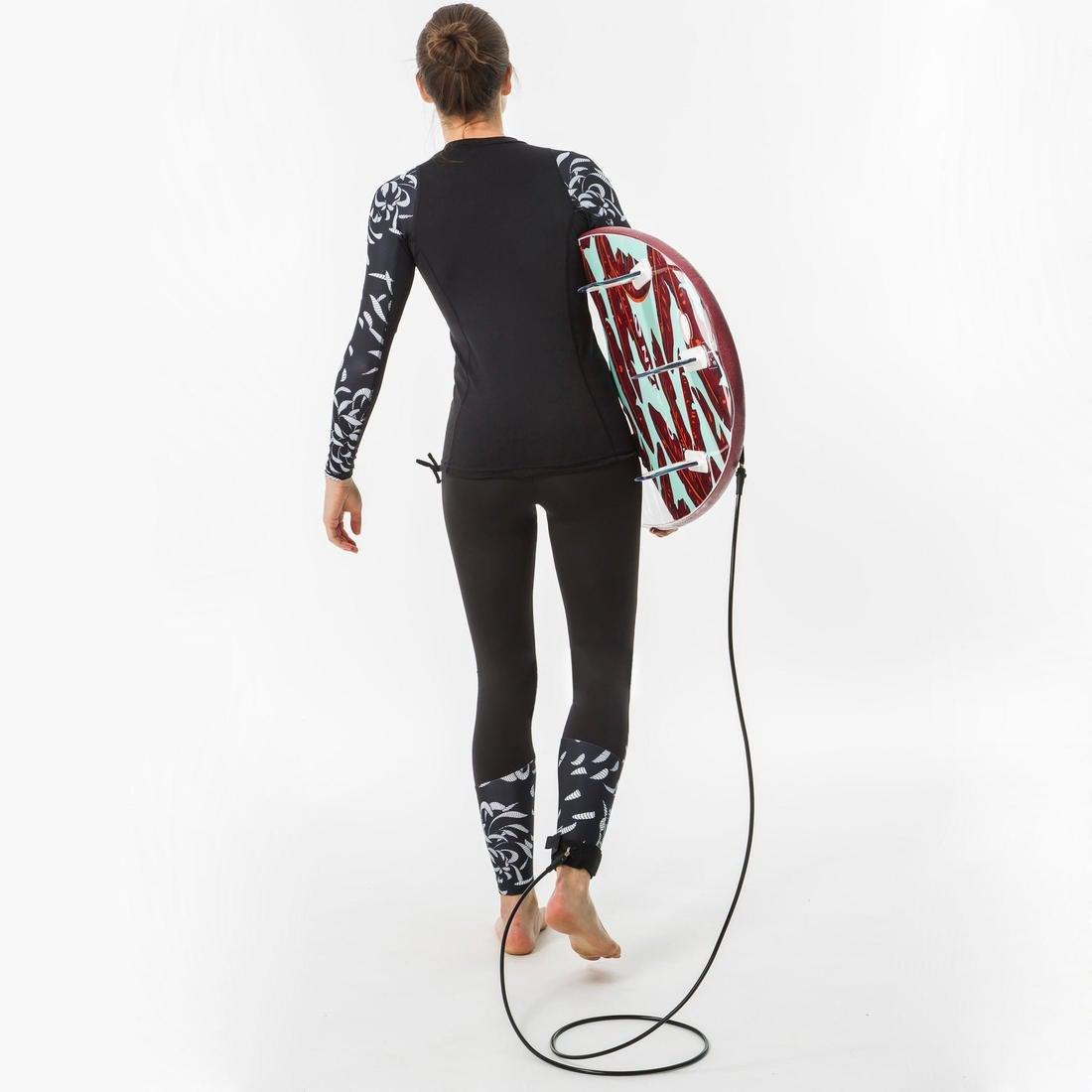 Small  Women's UV-Resistant 500 Surf Legging, Black, No Color, large image number 14