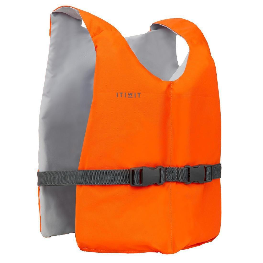 40-60 Kg  Kayak, Stand Up Paddle or Dinghy Buoyancy Vest, Blood Orange, No Color, large image number 0