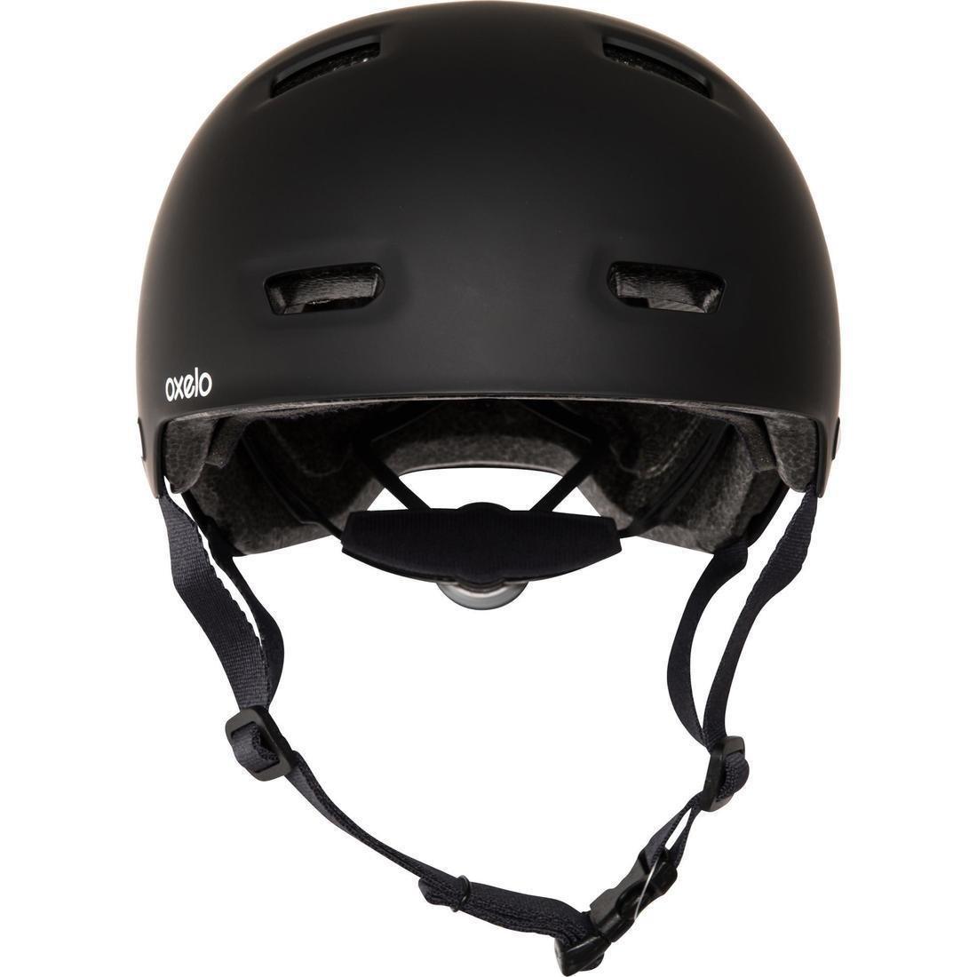 59-62 cm  MF500 Skating Skateboarding Scootering Helmet, Black, No Color, large image number 12