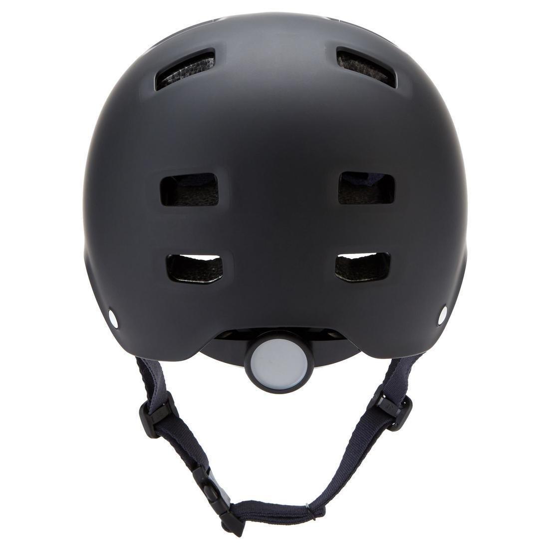 59-62 cm  MF500 Skating Skateboarding Scootering Helmet, Black, No Color, large image number 13