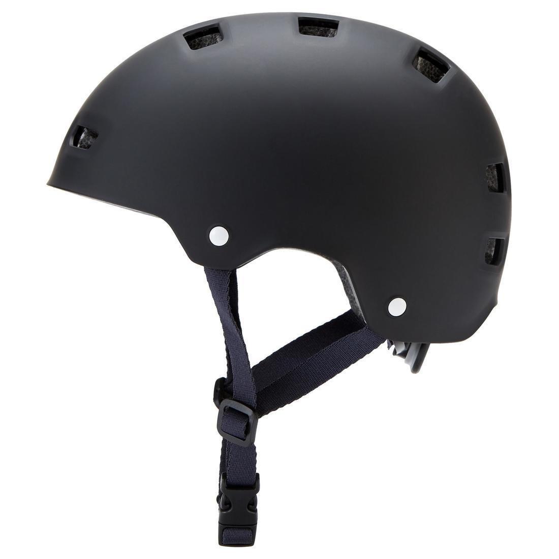 59-62 cm  MF500 Skating Skateboarding Scootering Helmet, Black, No Color, large image number 14