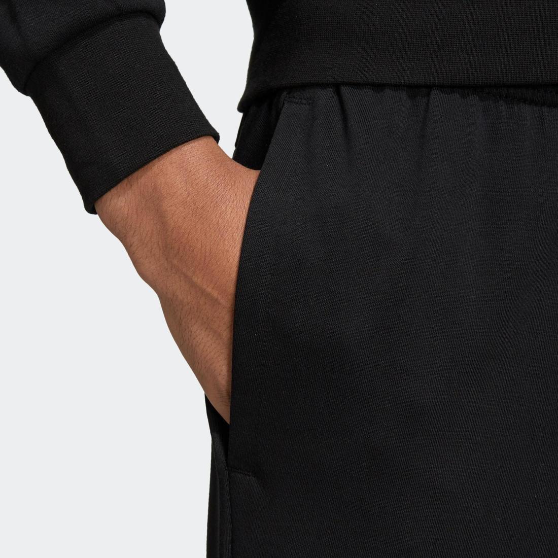 Large Men's Gym Tracksuit Bottoms, Black, No Color, large image number 5