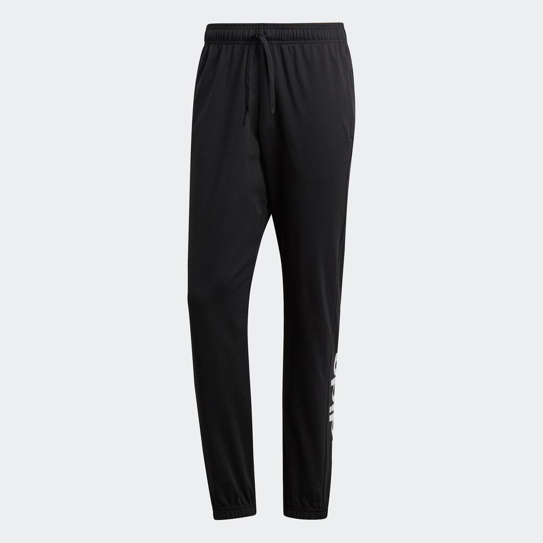 Large Men's Gym Tracksuit Bottoms, Black, No Color, large image number 7