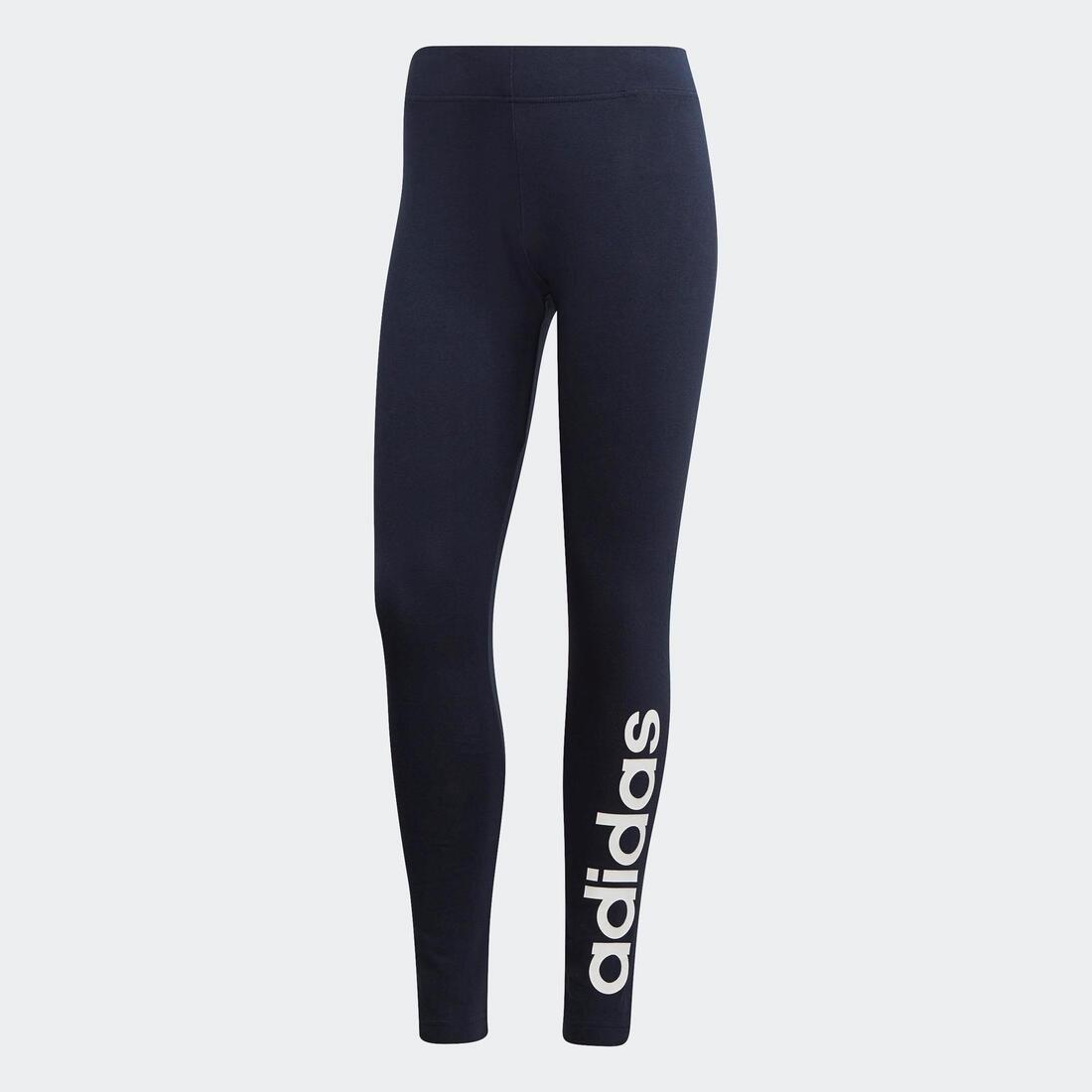 Women Leggings With Logo, Navy, , large image number 1