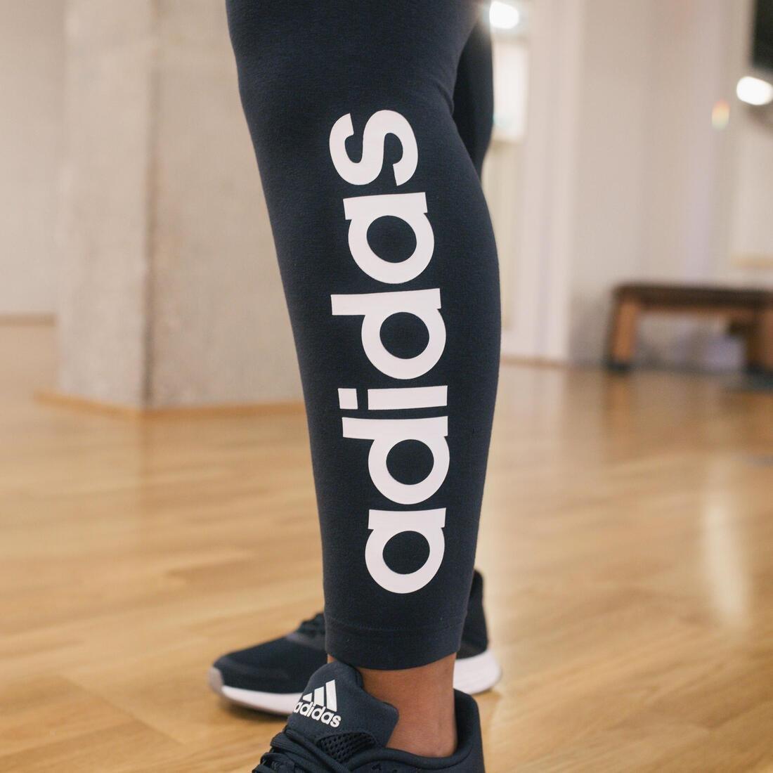 Women Leggings With Logo, Navy, , large image number 6