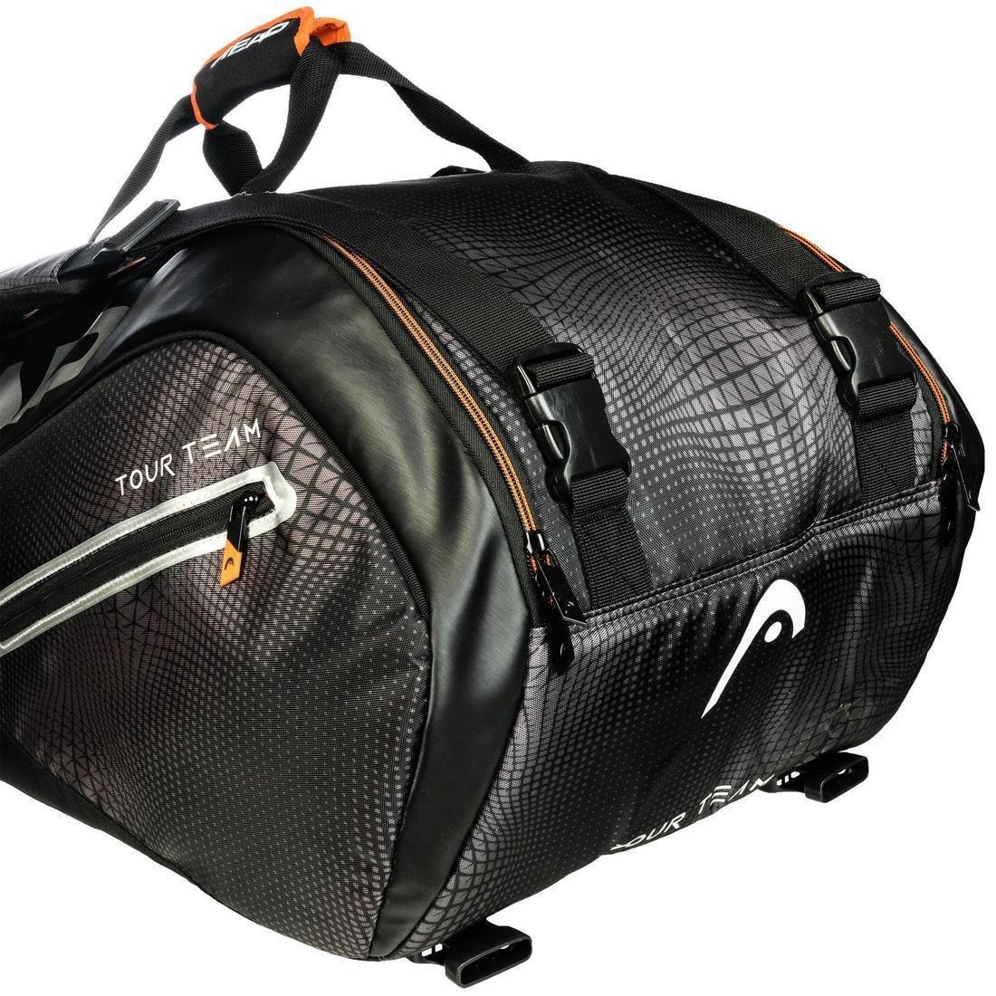 Insulated Tennis Bag Tour Team 9R Supercombi - Black/Grey, , large image number 4