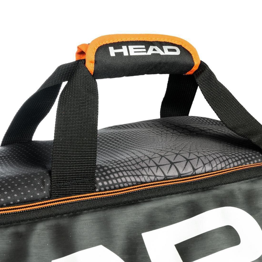 Insulated Tennis Bag Tour Team 9R Supercombi - Black/Grey, , large image number 6