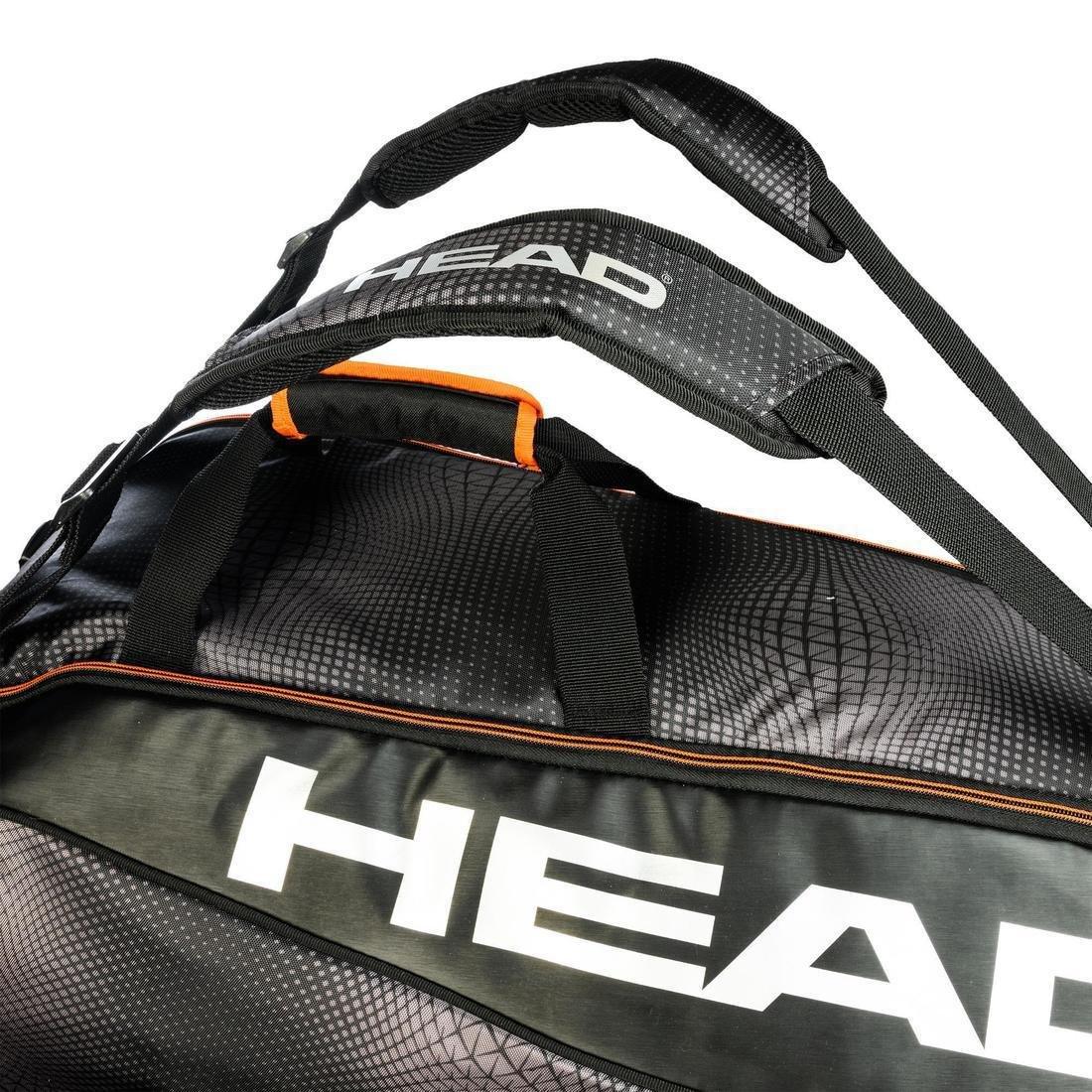 Insulated Tennis Bag Tour Team 9R Supercombi - Black/Grey, , large image number 7