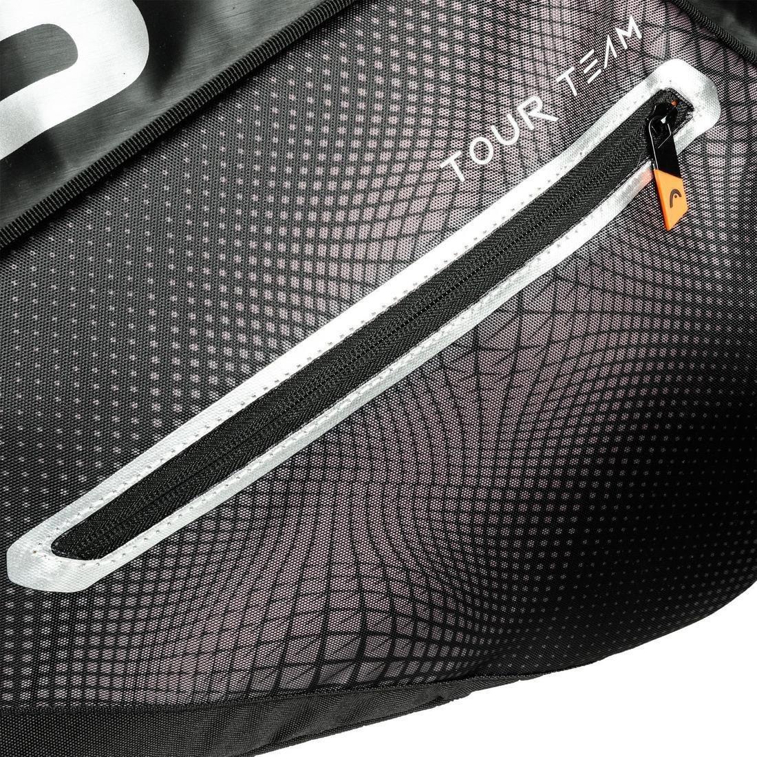 Insulated Tennis Bag Tour Team 9R Supercombi - Black/Grey, , large image number 8