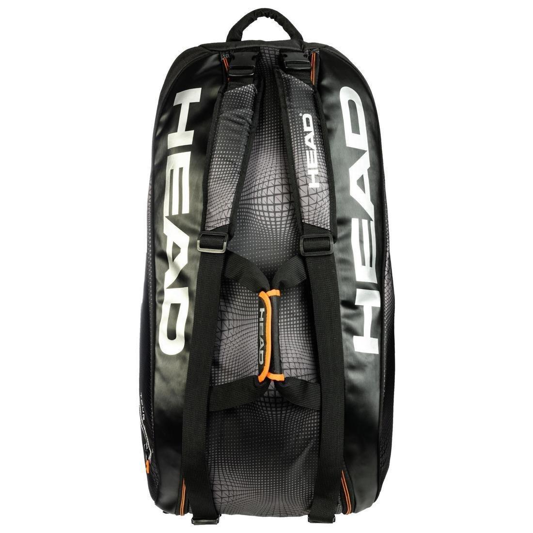 Insulated Tennis Bag Tour Team 9R Supercombi - Black/Grey, , large image number 12