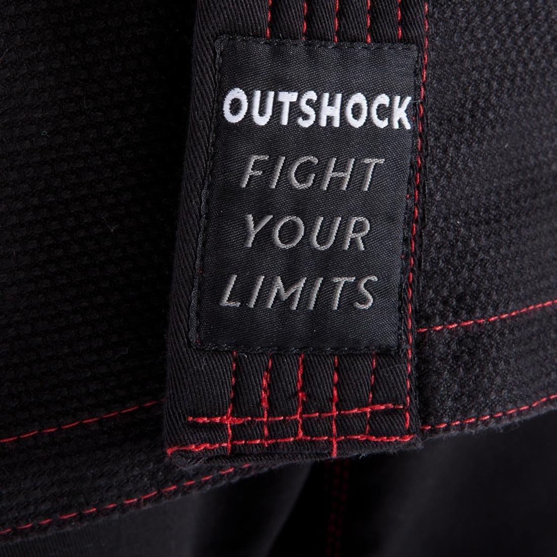 A3 185-195cm  500 Brazilian Jiu-Jitsu Adult Uniform, Black, , large image number 3