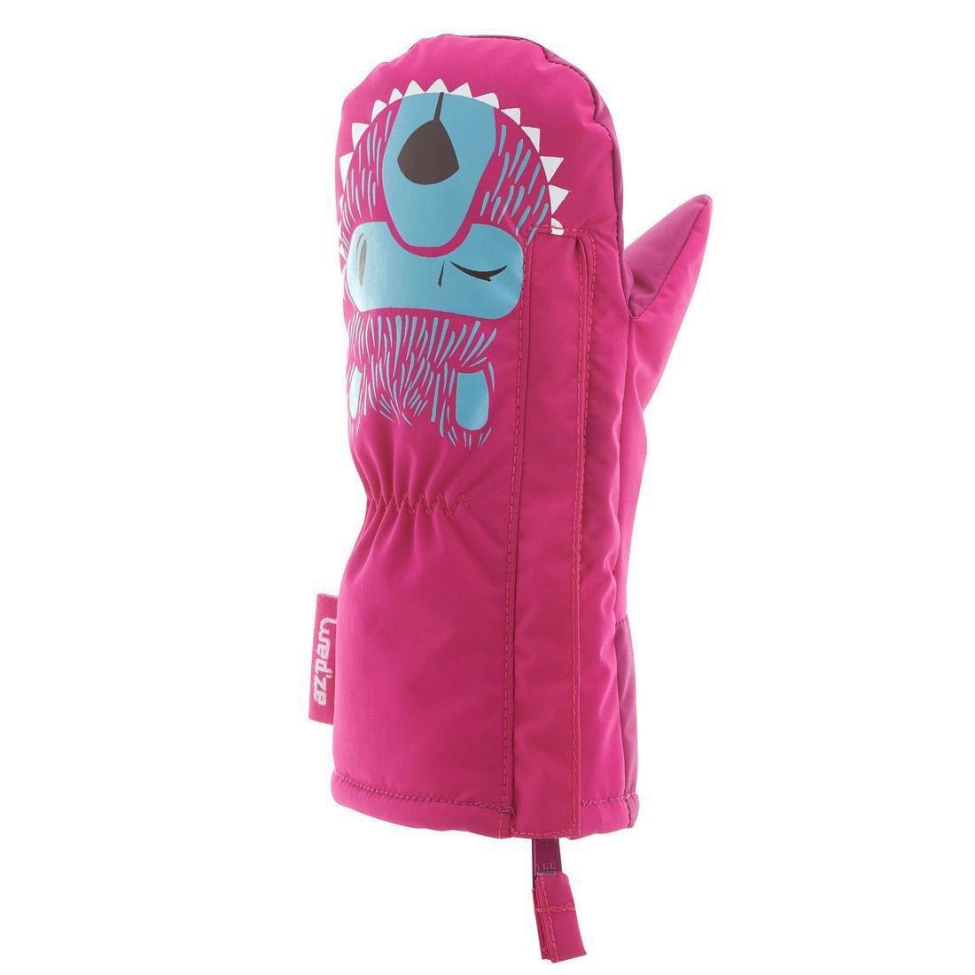6- 12 Months  Wedze Oneslide Babies' Ski Mittens, Cobalt Blue, , large image number 7